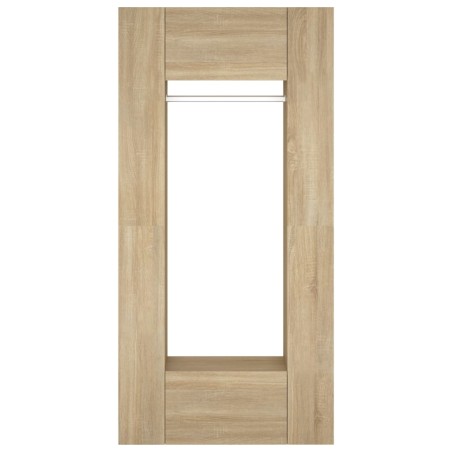 Armoires de couloir 2 pcs chêne sonoma bois d'ingénierie