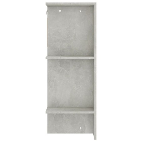 Armoires de couloir 2 pcs gris béton bois d'ingénierie