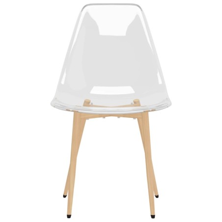 Chaises à manger lot de 6 Transparent PET