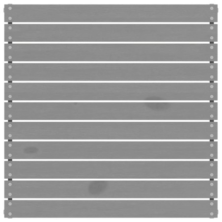 Salon de jardin 5 pcs Gris Bois de pin massif