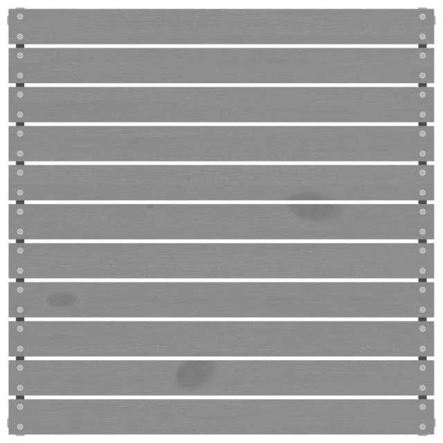 Salon de jardin 9 pcs Gris Bois de pin massif