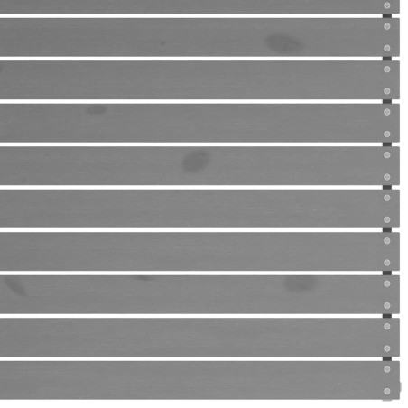 Salon de jardin 3 pcs Gris Bois de pin massif