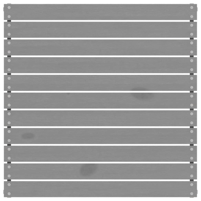 Salon de jardin 5 pcs Gris Bois de pin massif