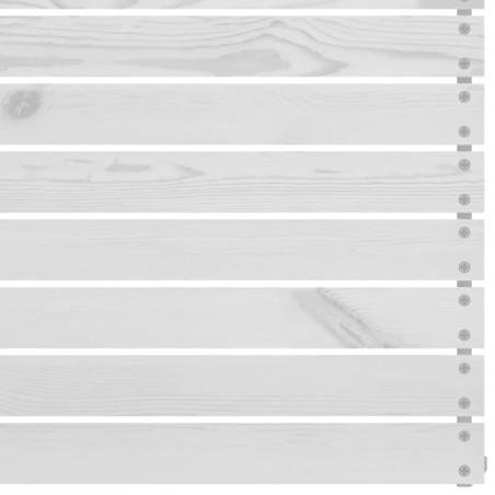 Salon de jardin 7 pcs Blanc Bois de pin massif