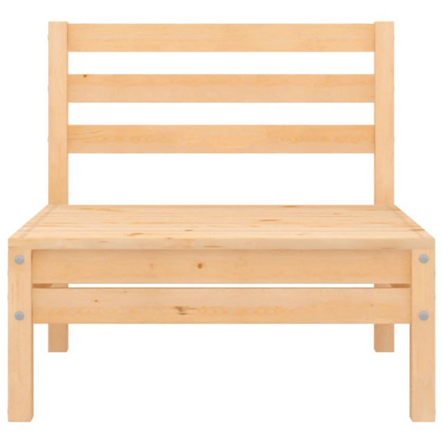 Salon de jardin 3 pcs Bois de pin massif