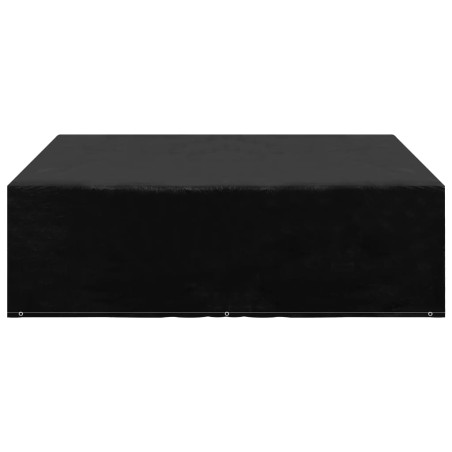 Housses de salon de jardin 2 pcs 8 œillets 200x200x70 cm