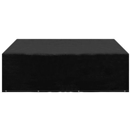 Housses de salon de jardin 2 pcs 12 œillets 250x250x70 cm