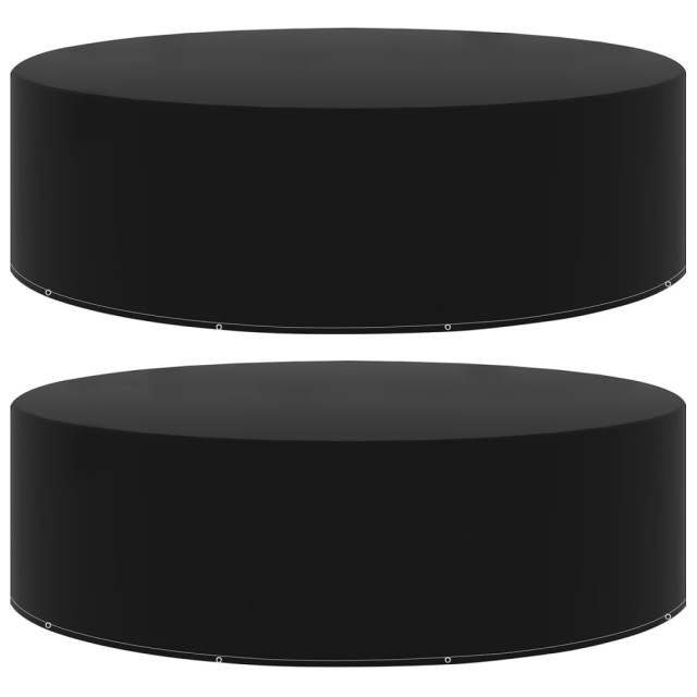 Housses de salon de jardin 2 pcs 10 œillets 325x90 cm