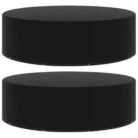 Housses de salon de jardin 2 pcs 10 œillets 325x90 cm