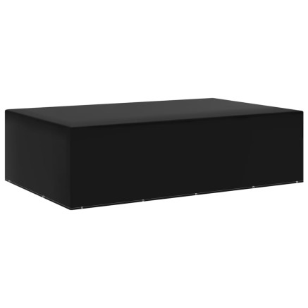 Housses de salon de jardin 2 pcs 12 œillets 325x205x90 cm 2