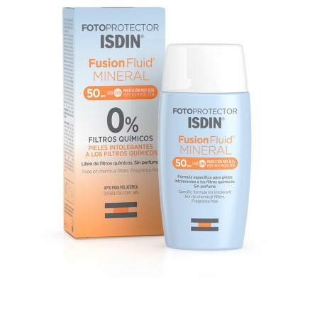 Écran solaire visage Isdin Fotoprotector Fusion Fluid Mineral SPF 50+