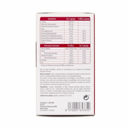 Cápsulas Isdin Lambdapil Tratamiento Anticaída (60 uds) 2