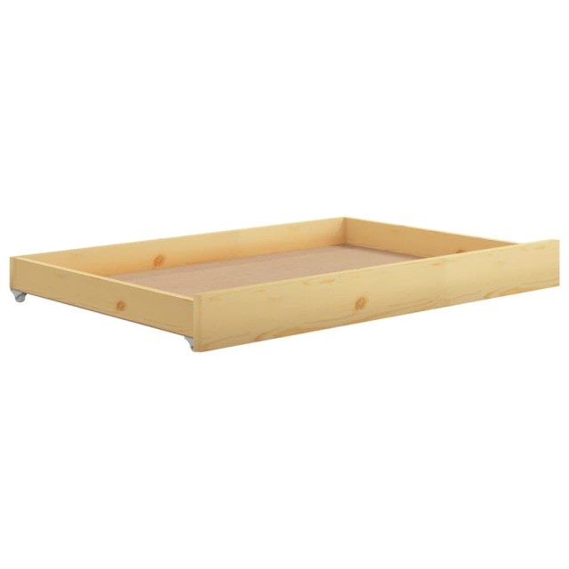 Lit de jour sans matelas avec tiroirs 90x200 cm bois pin massif
