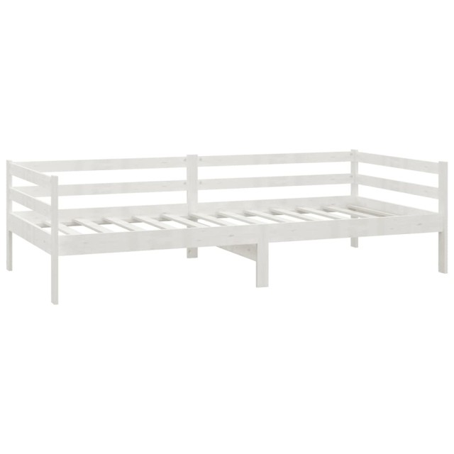 Lit de jour sans matelas avec tiroirs 90x200 cm blanc