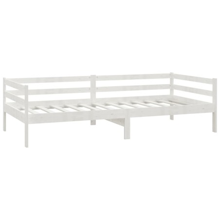 Lit de jour sans matelas avec tiroirs 90x200 cm blanc