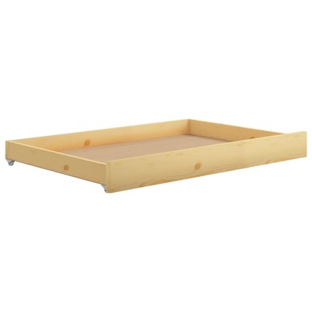Lit de jour sans matelas avec tiroirs 90x200 cm bois pin massif