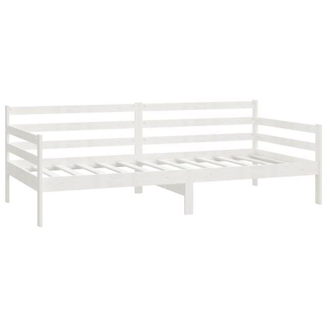 Lit de jour sans matelas avec tiroirs 90x200 cm blanc