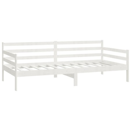 Lit de jour sans matelas avec tiroirs 90x200 cm blanc