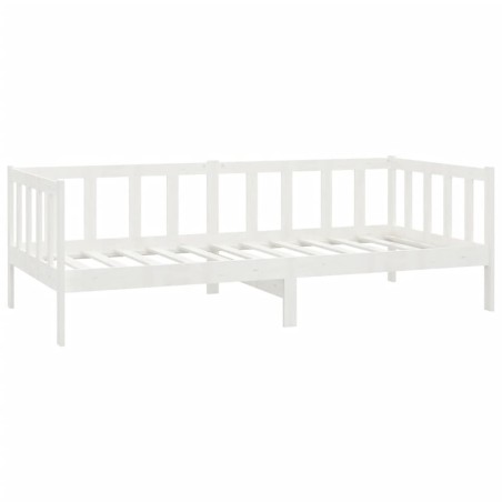 Lit de jour sans matelas avec tiroirs 90x200 cm blanc