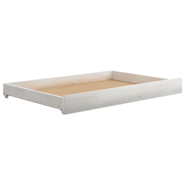 Lit de jour sans matelas avec tiroirs 90x200 cm blanc