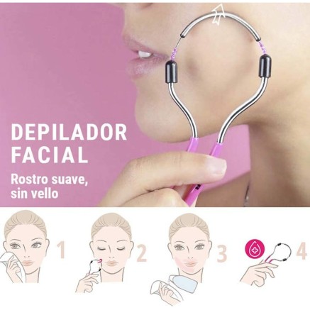 Depilador facial Beter Depilador Facial Acero Inoxidable Fucsia 2