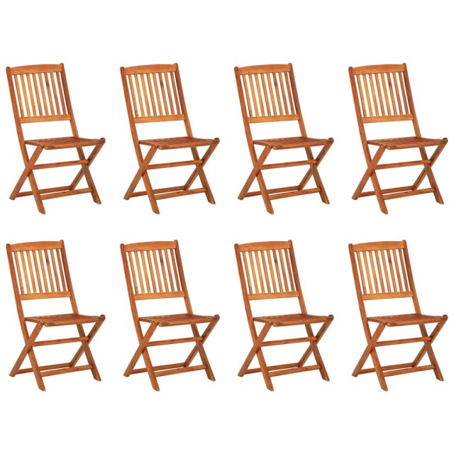 Ensemble à manger de jardin 9 pcs bois massif d'acacia