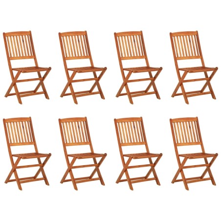 Ensemble à manger de jardin 9 pcs 220x90x75 cm bois d'acacia