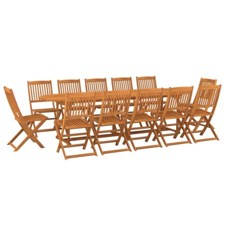 Ensemble à manger de jardin 13 pcs 280x90x75 cm bois d'acacia
