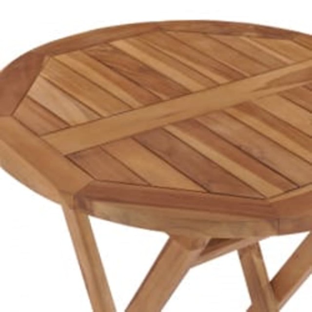 Ensemble à manger de jardin 3 pcs Bois de teck massif