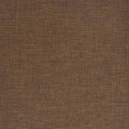 Chaise pivotante de salle à manger Marron Tissu