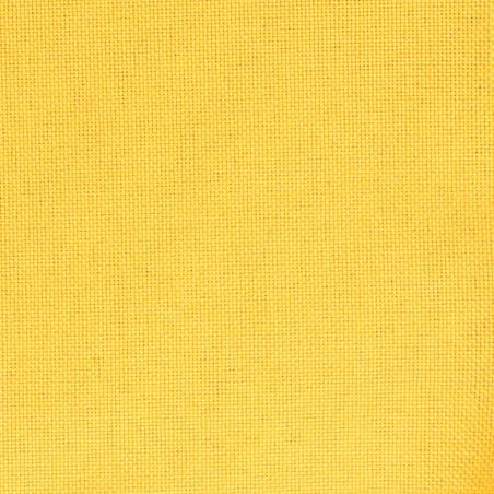 Chaise pivotante de salle à manger Jaune moutarde Tissu