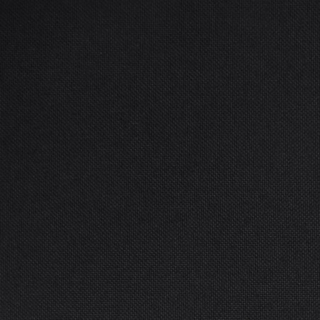 Chaise pivotante de salle à manger Noir Tissu