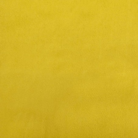 Chaise de salle à manger Jaune moutarde Velours