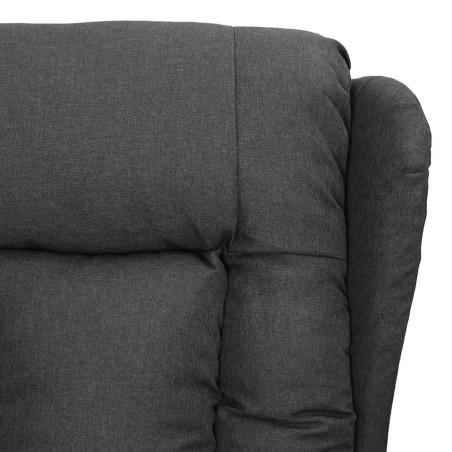Fauteuil Gris foncé Tissu