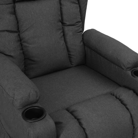 Fauteuil Gris foncé Tissu