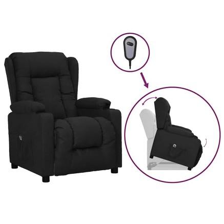 Fauteuil Noir Tissu