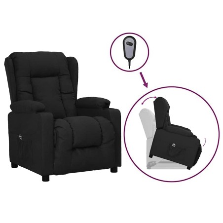 Fauteuil Noir Tissu