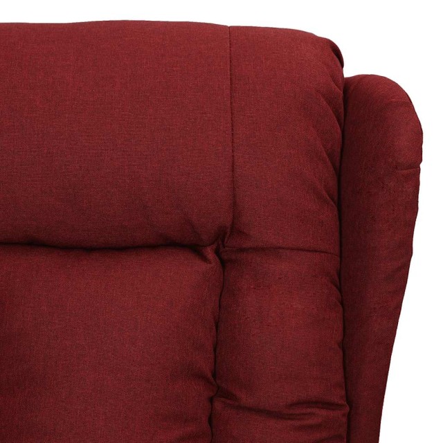 Fauteuil Rouge bordeaux Tissu