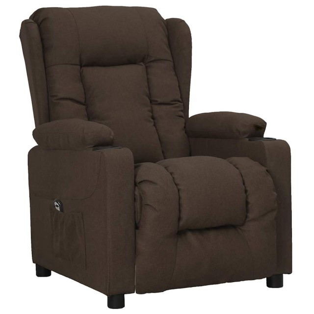Fauteuil Marron foncé Tissu