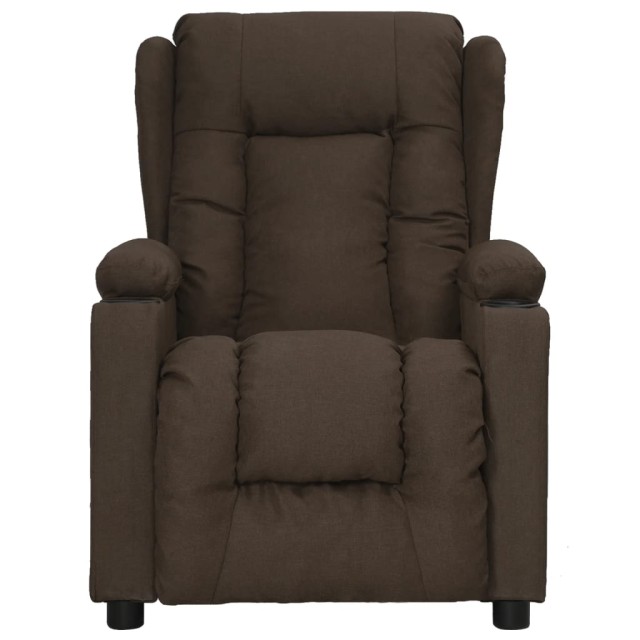 Fauteuil Marron foncé Tissu