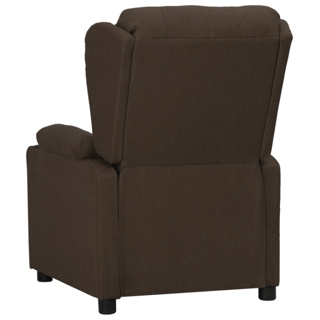 Fauteuil Marron foncé Tissu