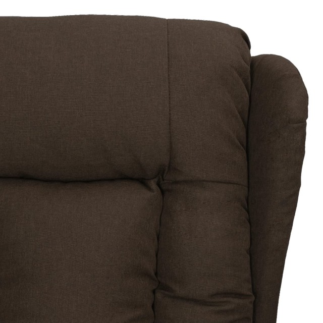 Fauteuil Marron foncé Tissu