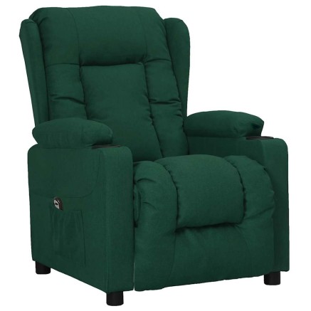 Fauteuil Vert foncé Tissu 2