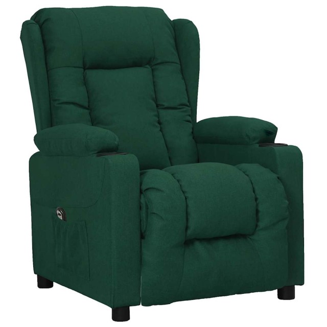 Fauteuil Vert foncé Tissu