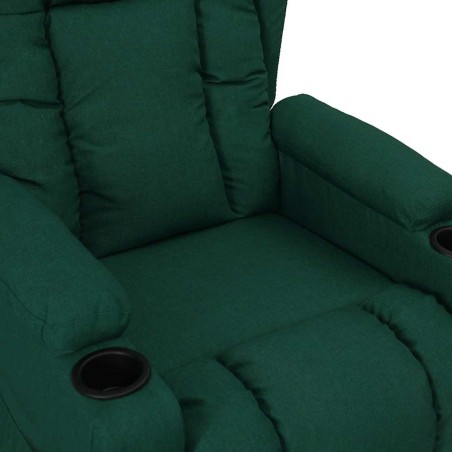 Fauteuil Vert foncé Tissu