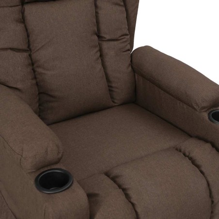 Fauteuil Taupe Tissu
