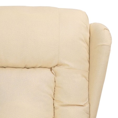 Fauteuil Crème Tissu