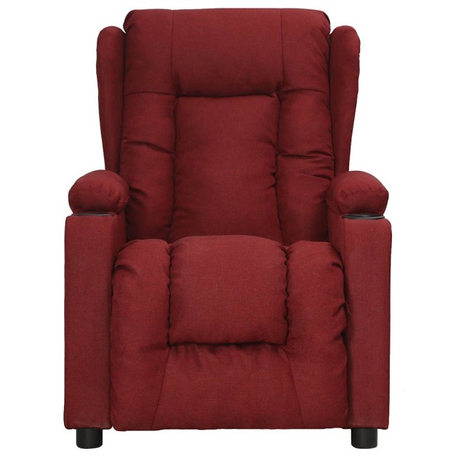 Fauteuil de massage Rouge bordeaux Tissu