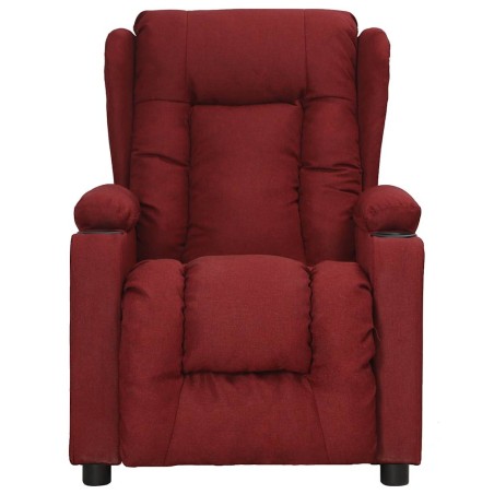 Fauteuil de massage Rouge bordeaux Tissu