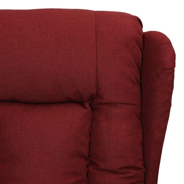 Fauteuil de massage Rouge bordeaux Tissu